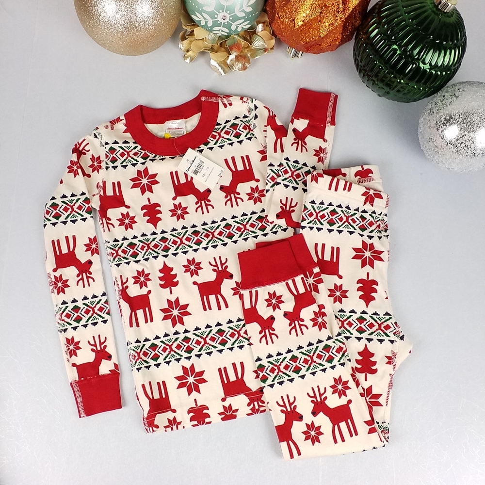 NWT Hanna Andersson | Holiday Pajama Set Organic Cotton sz 5